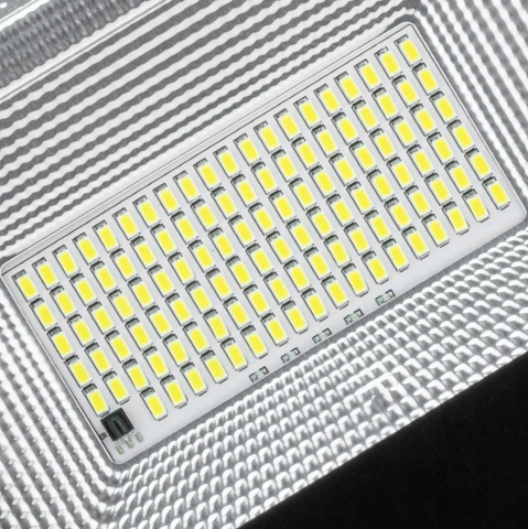 Lampa solara, putere 3200 W, 1231 LED-uri, suport pentru perete, stalp, complet rezistenta la fenomene meteo (protectie IP66), telecomanda inclusa, negru [4]