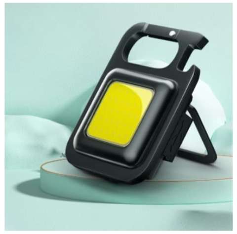 Lanternă Breloc LED COB Dactylion – 800 Lumeni, Reîncărcabilă USB-C, IP65, Multifuncțională cu Desfăcător Sticle [2]