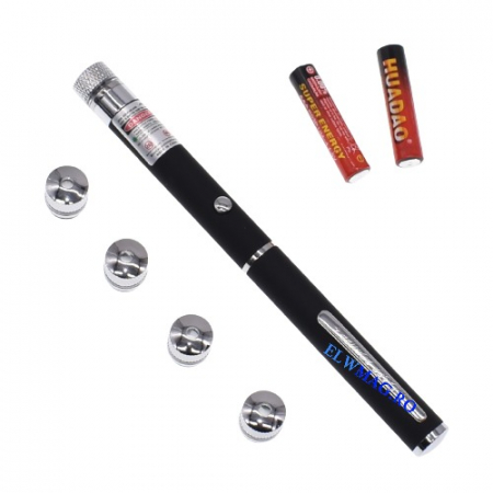 Diverse copii - Laser pointer verde cu 5 capete,baterii incluse + cutie depozitare