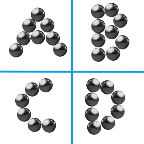 Magneti sferici ceramici antistres, bila neagra lucioasa, set 10 bucati, diametru 18 mm [8]