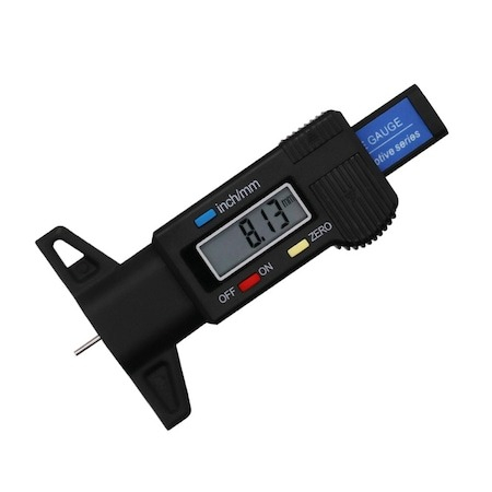 Alte articole auto - Manometru digital, instrument pentru masurarea profilului anvelopei - Negru