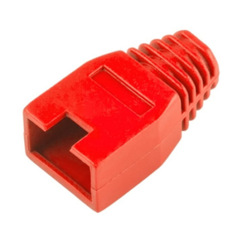 Instrumente LAN - Manson de protectie pentru mufe internet, RJ 45 - Rosu