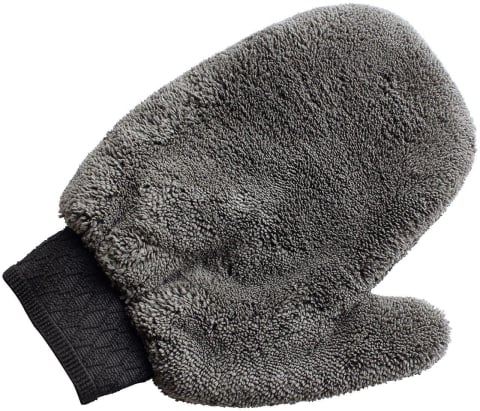 Manusa de lustruit auto, microfibra, super moale, gri [3]