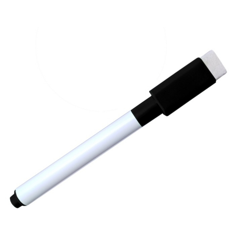 Tablete grafice desen - Marker cu stergere uscata scriere universala pentru diverse table, varf negru, culoare capac negru