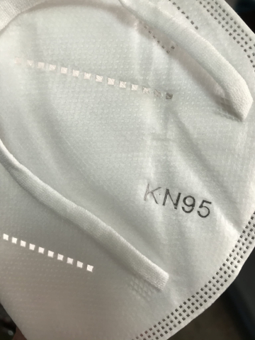 Masca de protectie KN95, unica folosinta, alb [1]