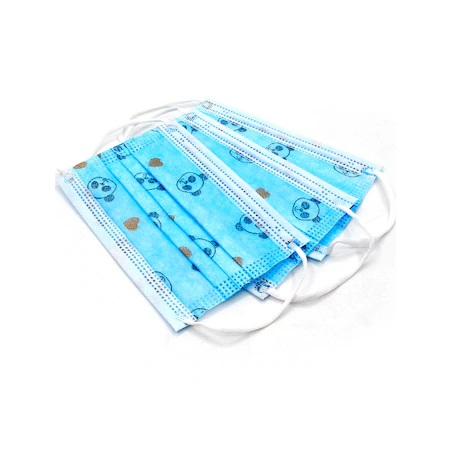 Masca Faciala Pentru Copii - Set 50 Buc - 3 straturi - Albastru [1]