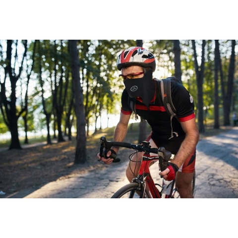 Masca termica  - pentru ski, motor, scooter, protectie pentru gat, fata si urechi, 57x25cm, negru [5]