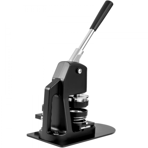 Masina 2 in 1 de facut insigne, include matrite 32 mm si 58 mm, kit complet 500 piese, maner ergonomic, ideal pentru branding, scoli, ateliere creative si proiecte DIY [8]