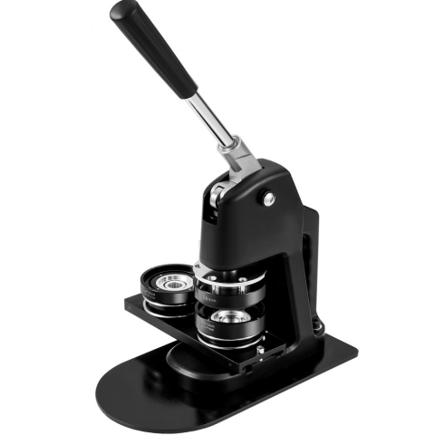 Masina  de facut insigne 2 in 1 de 25 mm si 58 mm, set 500 consumabile, taietor circular, aparat pentru insigne personalizate DIY [8]