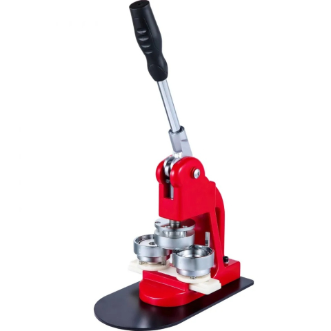 Masina de facut insigne 44 mm, kit complet 1000 piese, matrita inclusa, maner ergonomic, ideal pentru branding, scoli, ateliere creative si proiecte DIY [9]