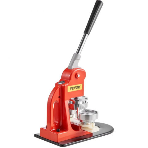 Masina de facut insigne 58 mm, kit complet 500 piese, matrita inclusa, maner ergonomic, ideal pentru branding, cadouri personalizate si proiecte DIY [9]