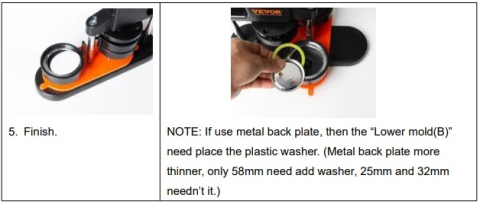 Masina de productie a insignelor, dispozitiv 25 mm, kit complet cu 500 piese, maner ergonomic, ideal pentru personalizare, branding, ateliere creative si activitati DIY [9]