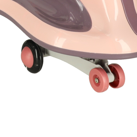 Masinuta pentru copii, fara pedale, maner ghidare, greutate maxima suportata 100 kg, 90 x 74 x 31.5 cm, roz [4]