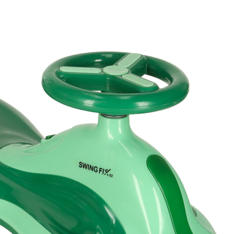 Masinuta pentru copii, fara pedale, maner ghidare, greutate maxima suportata 100 kg, 90 x 74 x 31.5 cm, verde [5]