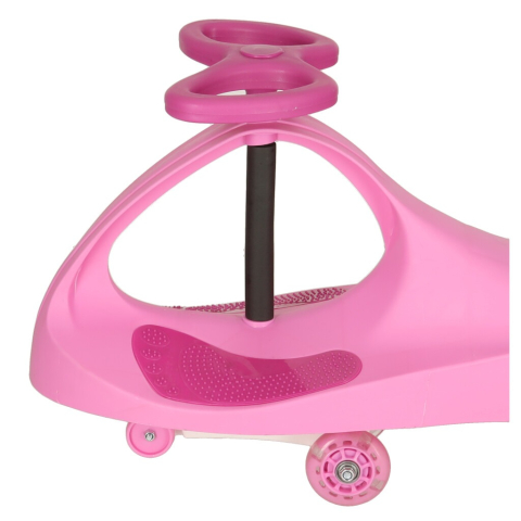 Masinuta pentru copii, fara pedale, maner ghidare, greutate maxima suportata 80 kg, 40 x 29.5 x 79.5 cm, roz [10]