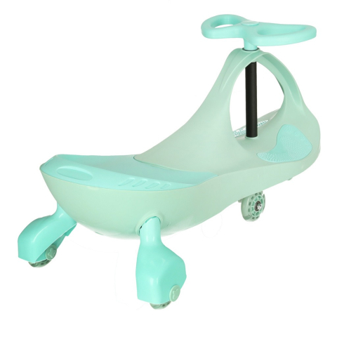 Masinuta pentru copii, fara pedale, maner ghidare, greutate maxima suportata 80 kg, 40 x 29.5 x 79.5 cm, turcoaz [11]