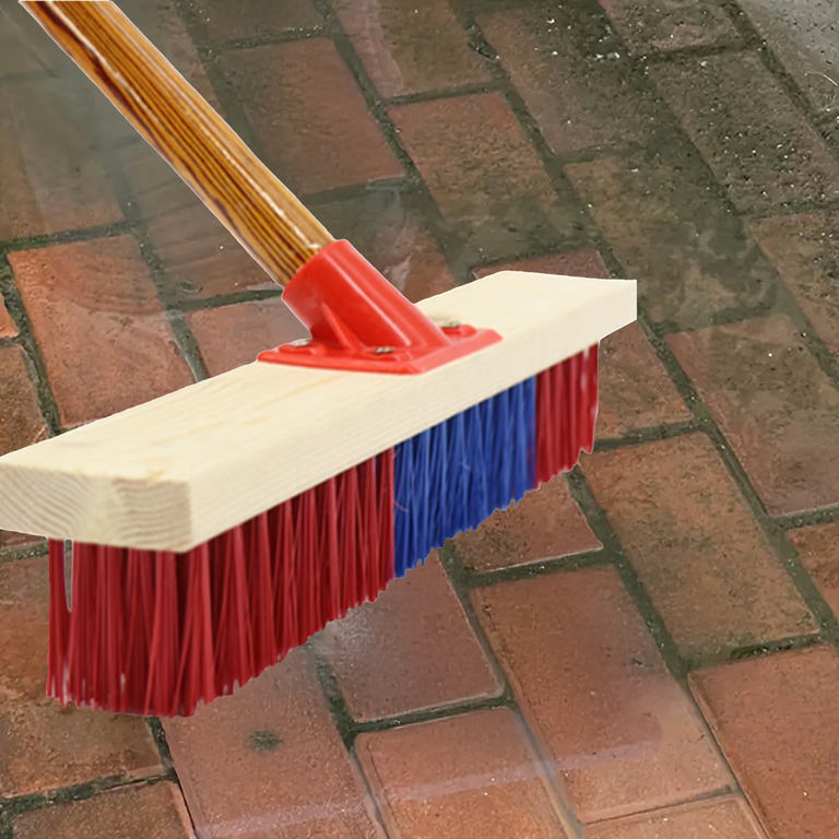 Matura stradala 40 cm, lemn, rosu si albastru, peri rezistenti [6]