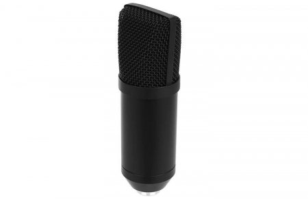 Microfon profesional cu condensator de studio si suport de prindere pe birou, BM700 [8]