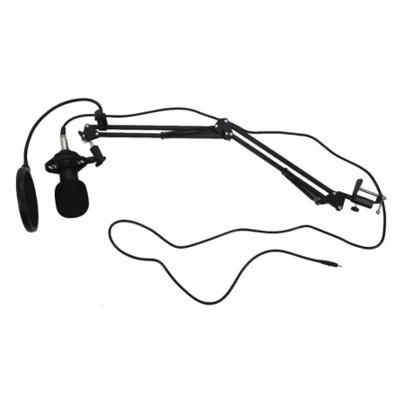 Microfon Profesional de Studio cu condensator, model BM800 cu stand inclus [1]