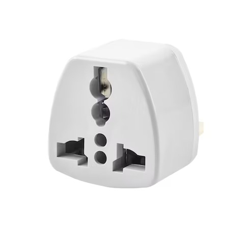 ELECTRONICE - Adaptor universal pentru priza britanica - Alb