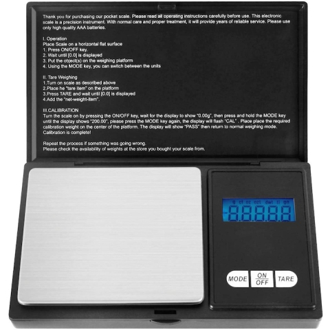 Mini cantar electronic de buzunar pentru bijuterii, capacitate 500 g, precizie 0.1 g, afisaj LCD, carcasa de depozitare – instrument compact, precis si fiabil [6]