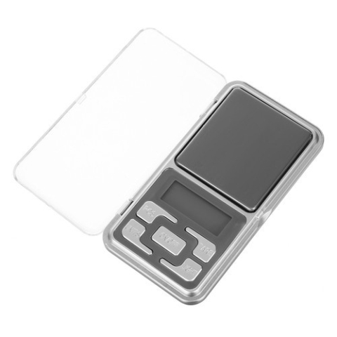 Mini cantar electronic de buzunar pentru bijuterii, monede si ingrediente, capacitate 500 g, precizie 0.1 g, 12 x 6 x 2 cm [4]