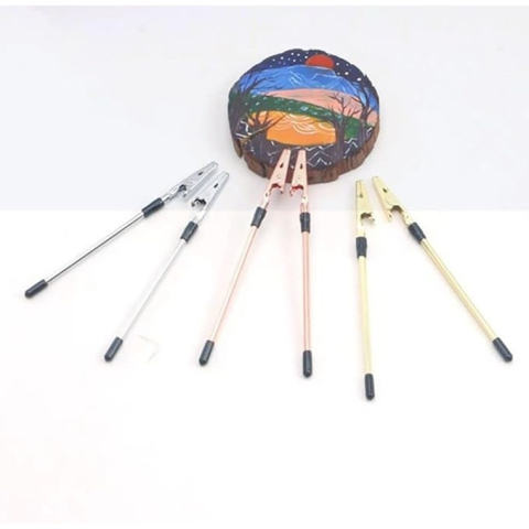 Mini clema pentru bijuterii, ajutor inchidere bratari, metal, anti-zgarieturi, argintiu, 15.5 cm [9]