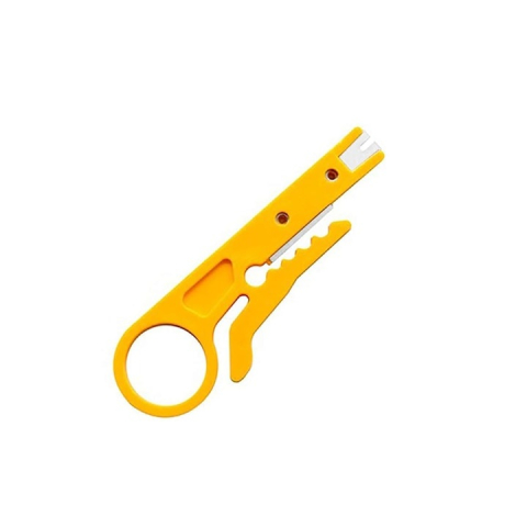 Retelistica & Supraveghere - Mini decablator cablu UTP RJ45, cutter pentru dezizolare cabluri de retea si telefonie, lama otel mangan, maner ergonomic