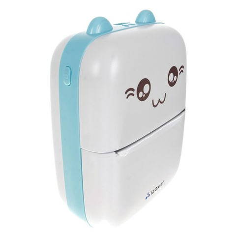 Mini Imprimanta Foto Portabila, USB Type-C, 16 Role Incluse, Compacta si Usor de Transportat, Alb/Albastru, 11 x 7,8 x 3,7 cm [3]