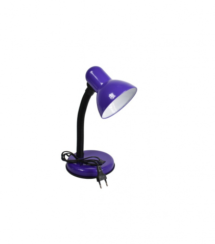 ELECTRONICE - Mini lampa de birou cu talpa,soclu bec E27 - Mov