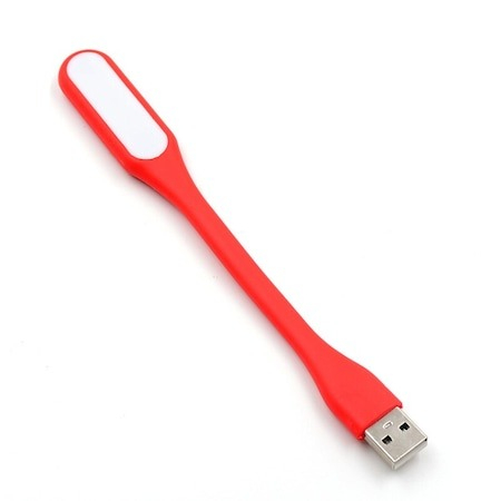 Gadgeturi - Mini lampa portabila,conectare USB,perfecta pentru birou - Rosu