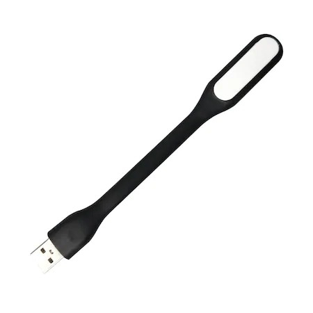 Gadgeturi - Mini lampa portabila,conectare USB,perfecta pentru birou - Negru