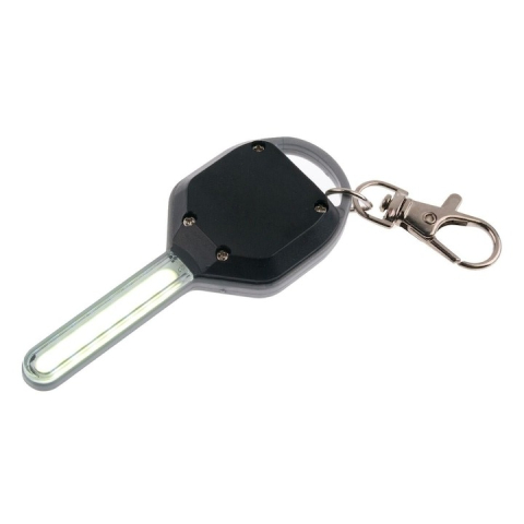 Mini lanterna, tip breloc, LED, plastic, 8.5 cm, gri [4]