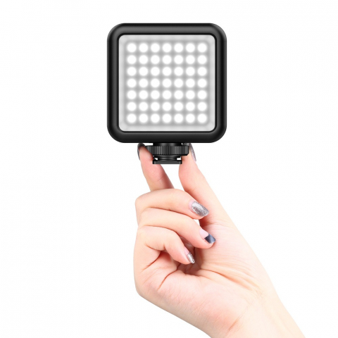 Mini panou LED profesional Ulanzi VL49, lumina alba, reglabila in trepte, temperatura culorii 5500K, baterie 2000 mAh [6]