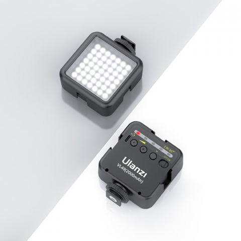 Mini panou LED profesional Ulanzi VL49, lumina alba, reglabila in trepte, temperatura culorii 5500K, baterie 2000 mAh [3]