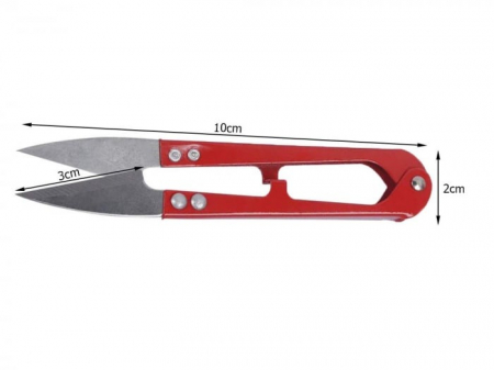 Mini taietor, foarfeca multifuntionala de croitorie, 10 cm lungime - Negru [2]