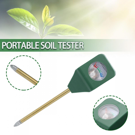 Mini tester sol Umiditate, 14 cm cu tija, dispozitiv ce va permite determinarea umiditatii solului [2]