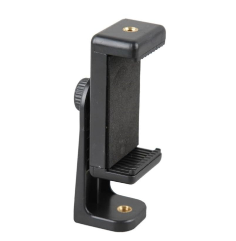 Mini trepied pentru telefon cu cap de bila rotativ, suport smartphone reglabil 5–8 cm, montura 1/4 inch, aluminiu si ABS, inaltime 12–18 cm, telecomanda bluetooth [1]