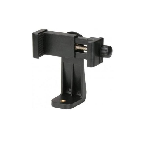 Mini trepied metalic, din aluminiu, cu suport de telefon extensibil, fixare cu filet 1/4 si prindere de 9 cm prin arc, 13.5 cm inaltime. [2]