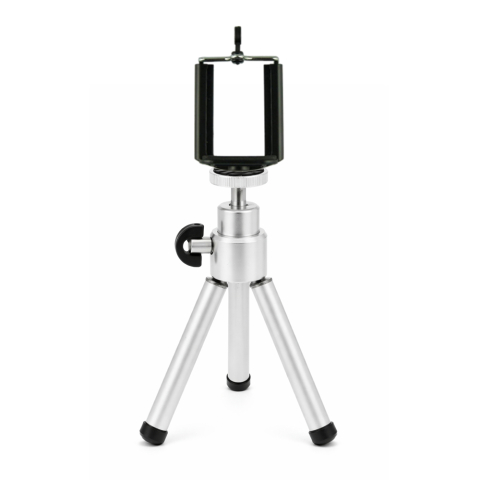 ECHIPAMENTE FOTO - Mini trepied metalic reglabil pentru telefon si camera foto, montura 1/4 inch, inaltime 13.5-20 cm, suport stabil pentru fotografie, video, vlogging si streaming