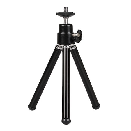 Mini trepiezi - Mini trepied pentru camere video sport, inaltime ajustabila, 15-23cm, Negru