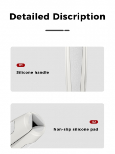 Mini trepied universal filet 1/4,cap rotativ 360 grade cu suport pentru telefon - Alb [5]