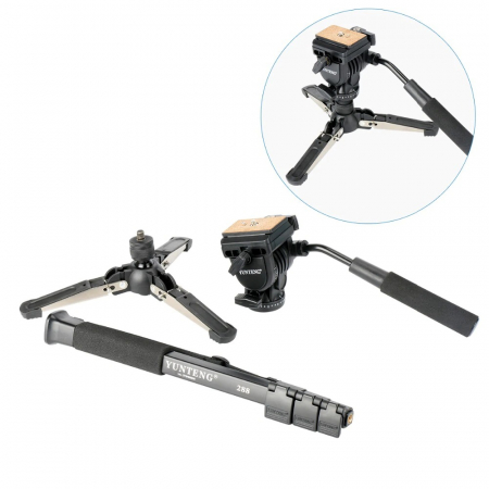 Trepied,monopied 2in1 Yunteng,VCT-288, inaltime maxima 158 cm [5]