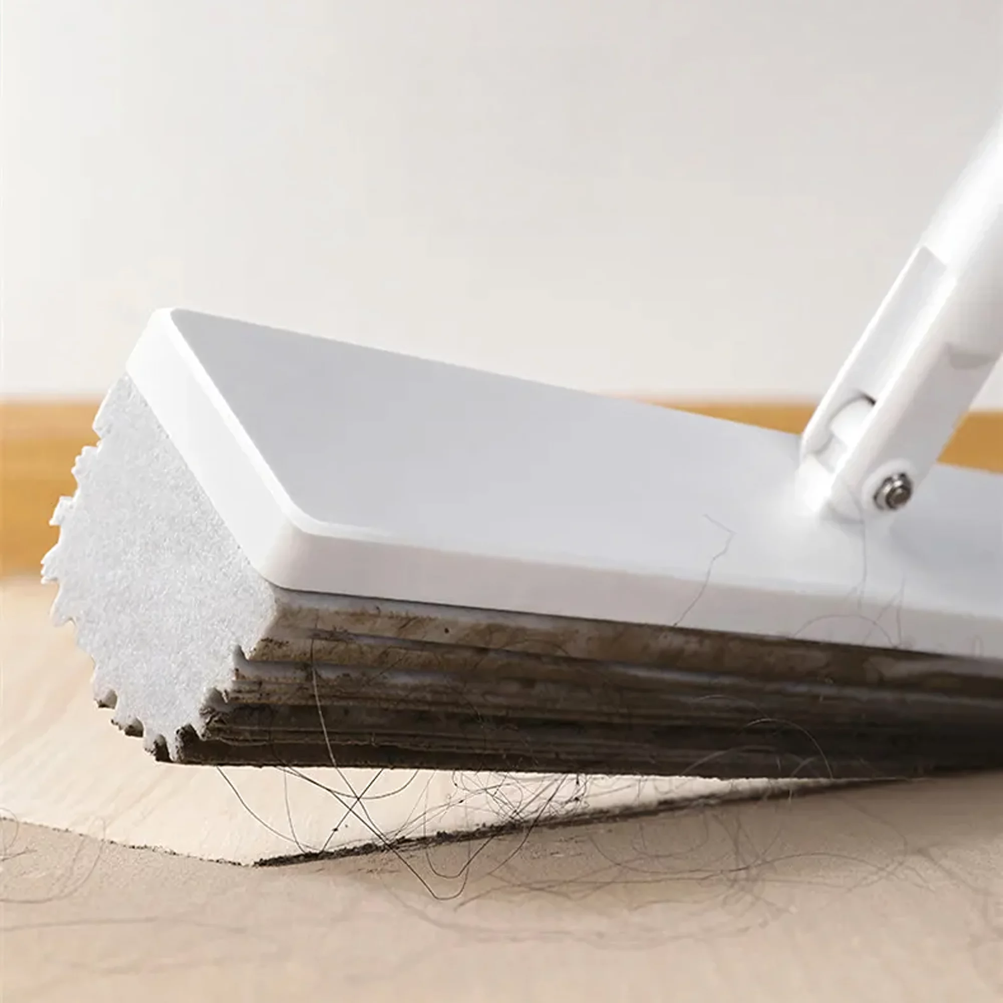 Mop cu burete PVA alb, 135 cm, cap 32 cm, mecanism de stoarcere integrat [8]
