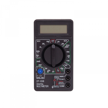 Multimetru digital profesional,model DT-830B cu 2 cabluri de testare incluse [5]