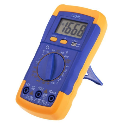Multimetre - Multimetru digital profesional, model A-830L, cabluri incluse