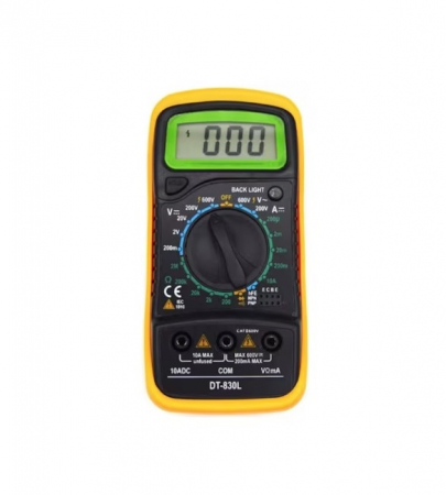 Multimetre - Multimetru digital profesional,model DT-830L, cu 2 cabluri de testare incluse