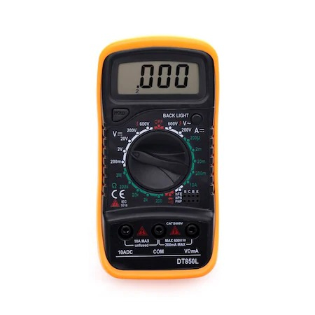 Multimetre - Multimetru digital profesional,model DT-850L cu 2 cabluri incluse