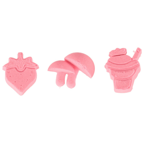 Nisip kinetic pentru modelat, usor de curatat, nu se usuca, 1 kg, roz [11]