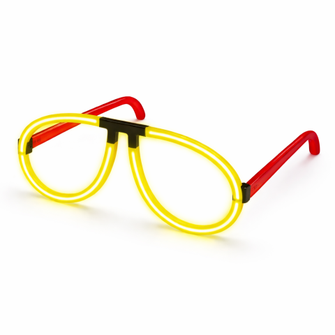 JOCURI ȘI JUCĂRII - Ochelari de petrecere, eveniment si festival, Fluorescenti, galben